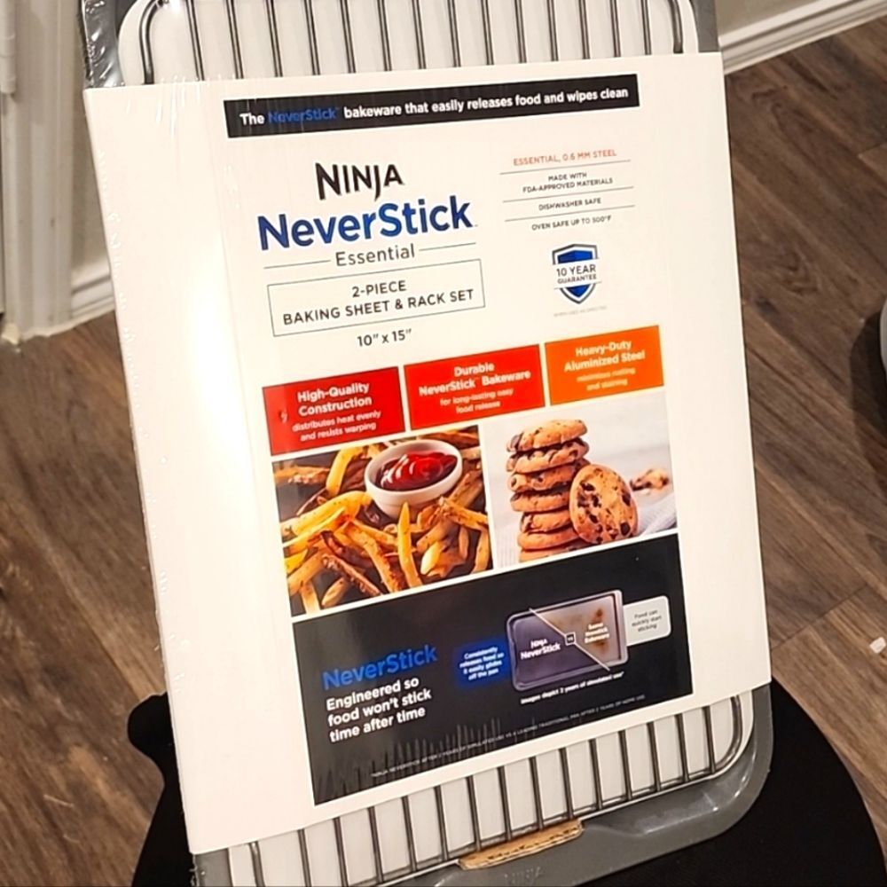 Ninja Never Stick Essential 2-Piece Baking Sheet & Rack Set - Picture 11 of 11